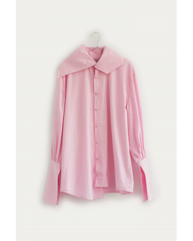 Camisa asimétrica rosa